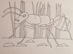 Sample artwork - ant